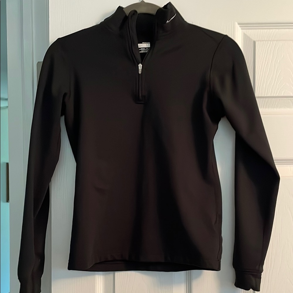 Nike Black Long Sleeve Quarter-Zip Top